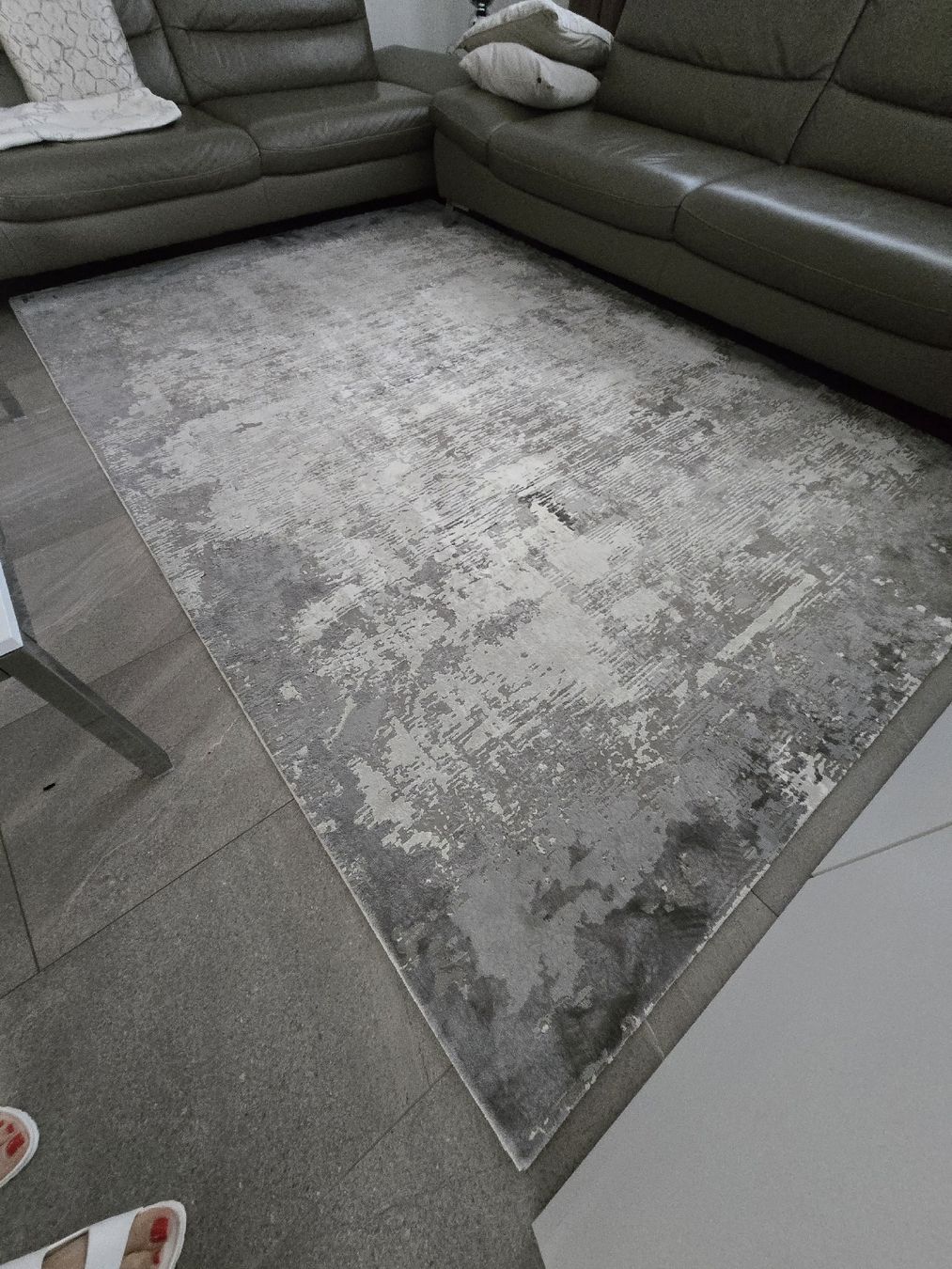 Tappeti: Moderner Teppich, Grau/Silber, 200/290cm – Usato da Tobel venduto da swisscap243