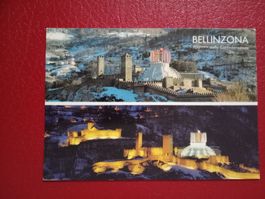 Bellinzona Tessin 700 Jahre CH Castelgrande mit Botta Zelt