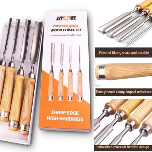 Alle Werkzeuge: Stechbeitel 4tlg – Neu und originalverpackt aus Hundwil von Equiply 4