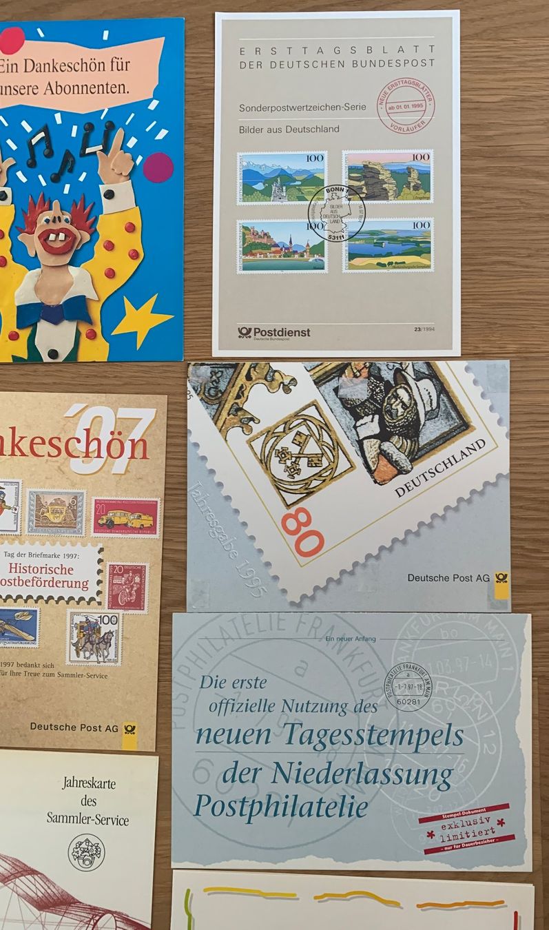 Tutti i francobolli: Abo-Geschenk der Deutschen Bundespost – Nuovo (secondo la descrizione) da olten venduto da otusan 2