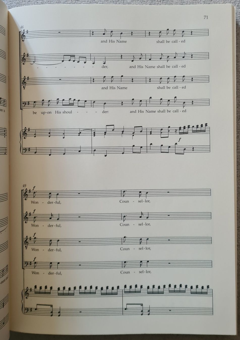 Bücher: Händel Messiah Chorpartitur – Gebraucht aus Bergün/Bravuogn von Narges 2