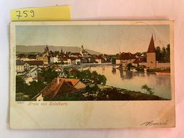 Gruss aus Solothurn, 1900 mit Stempel