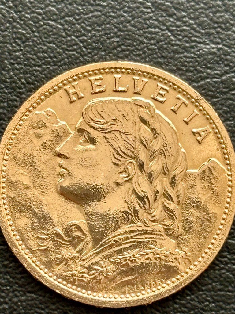 Toutes les monnaies: Schweiz - Goldvreneli 20 Franken - 1909 – D'occasion à Spreitenbach par Outsider