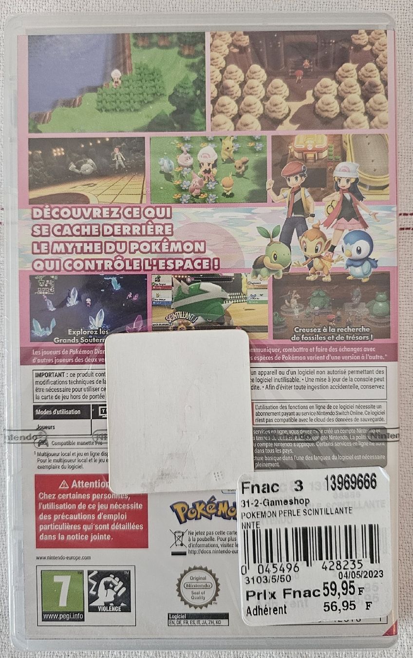 Pokémon Giochi: pokemon version perle scintillante neuf et scellé FR switch  – Nuovo e nell'imballaggio originale da Pully venduto da RandomZero 1