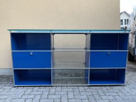 USM Haller Sideboard Enzianblaue 3x3