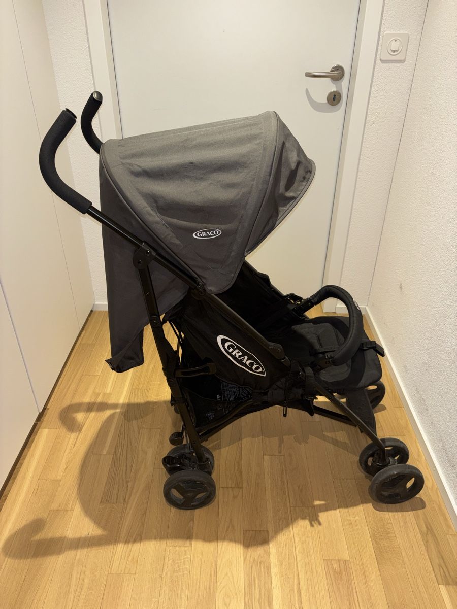 Carrozzine: Graco Travelite Buggy schwarz/grau – Usato da Luzern venduto da AVM_M 1