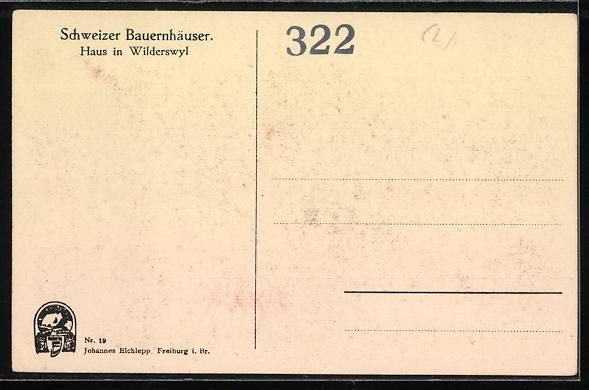 Cartoline postali: AK Wilderswyl, Bauernhaus – Usato da Berlin venduto da bartko-reher 1