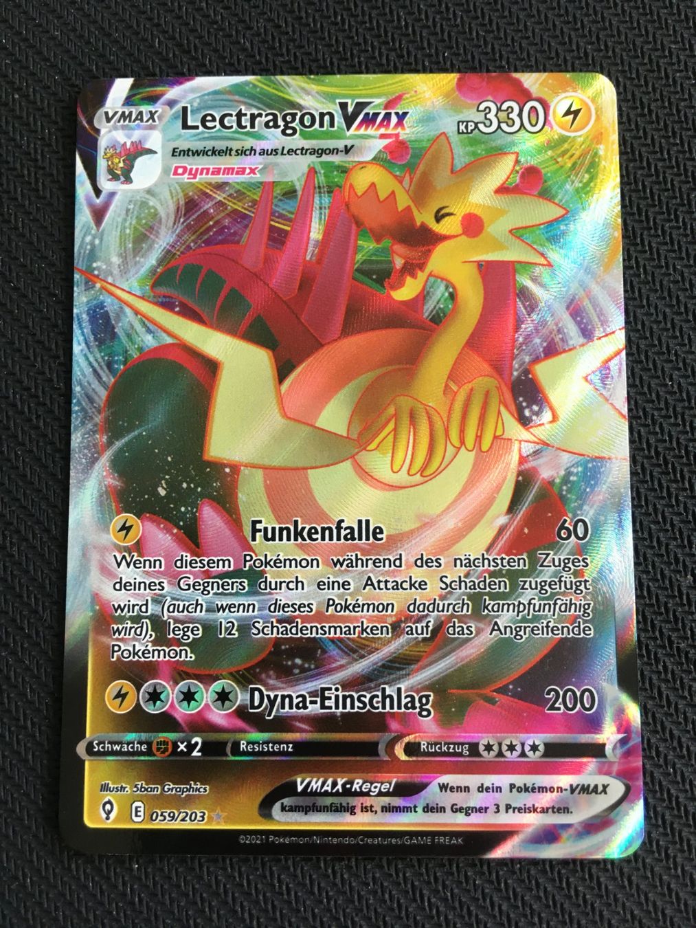 Pokémon Cartes à collectionner: EVS 059 Lectragon VMAX - Drachenwandel -DE- – Neuf (Voir description) à St.Gallen par Punktchen01