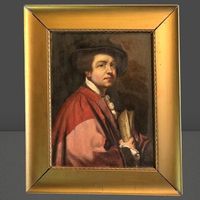 Antikes Ölgemälde Rubens Porträt🎨Goldrahmen G.Frey Basel🖼️