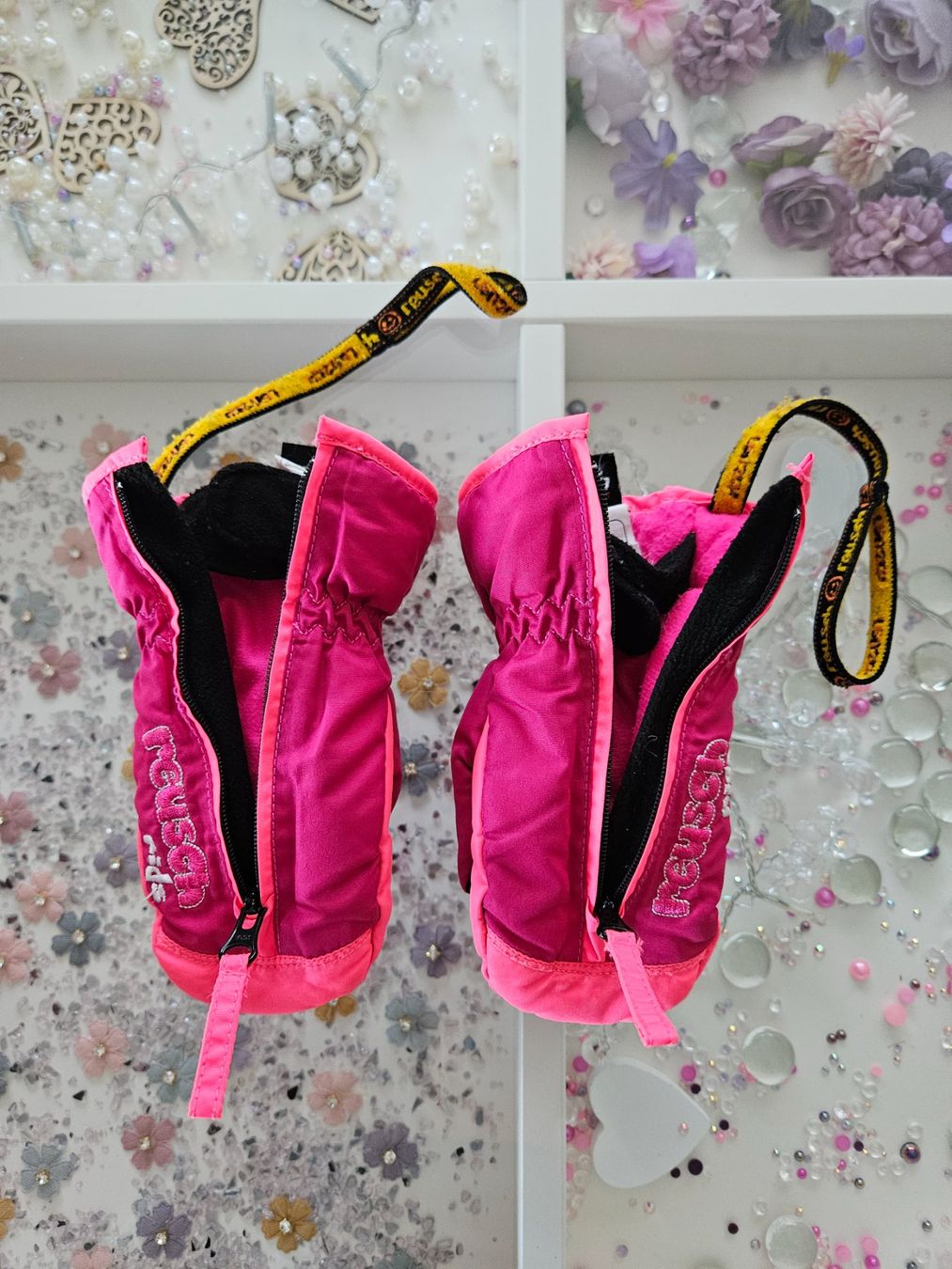 Reusch Guanti: Reusch Fäustlinge pink – Usato da Unterägeri venduto da Sleepbear 2