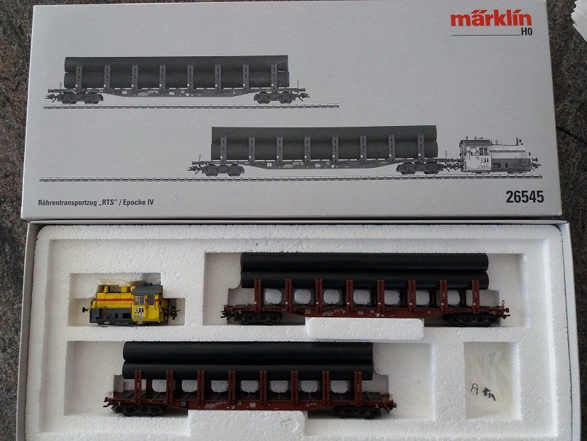 Train De Transport Märklin H0 26545 RTS - Échelle HO, Commande Numérique, Occasion
