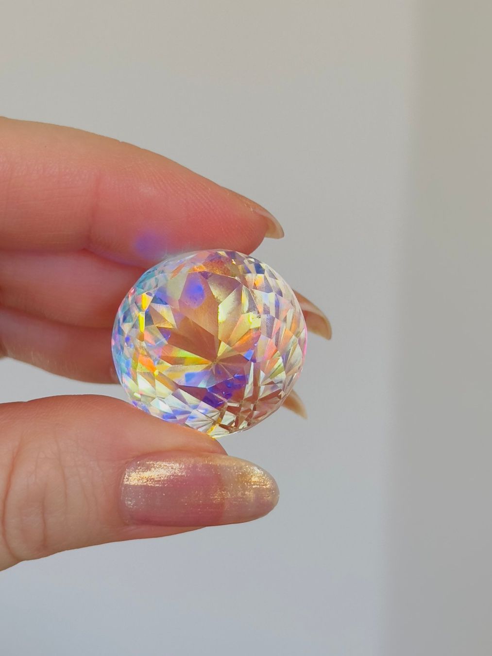 Pietre preziose: 68.80 Ct Mystic Round Cut Loose Gemstone – Nuovo e nell'imballaggio originale da Genève venduto da AWWA 6