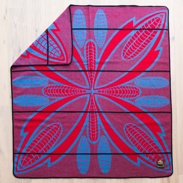 Decken: Couverture Basotho - SEANAMARENA - POONE - Rouge – Neu und originalverpackt aus begnins von jer_tl2r