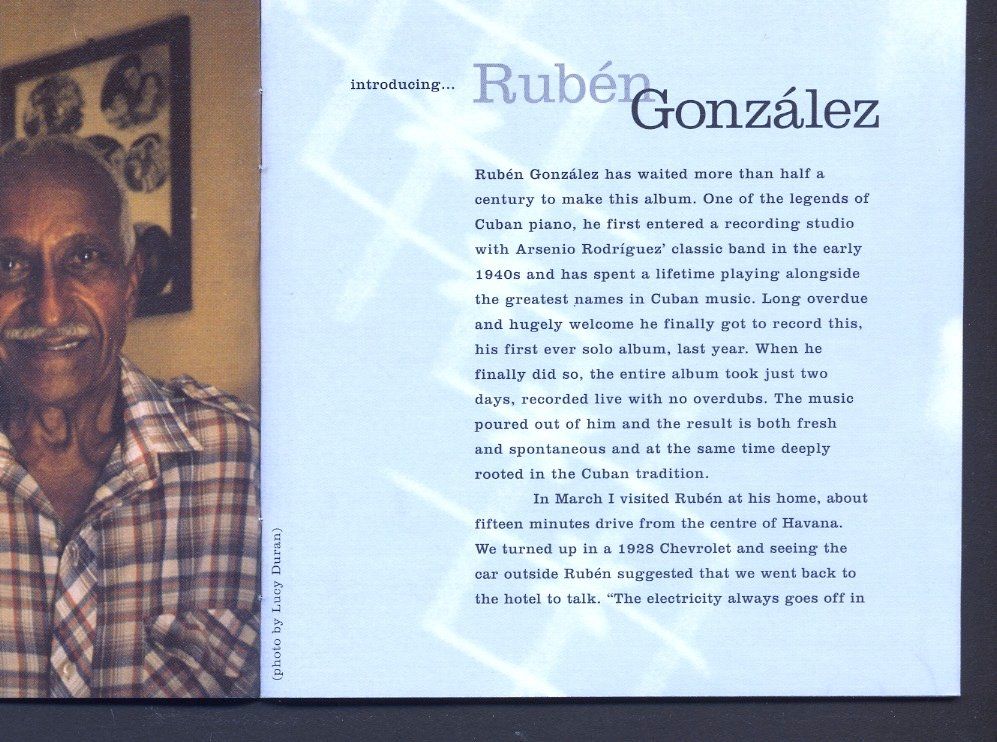 CDs: Introducing Ruben Gonzalez – D'occasion à Delémont par MaxPlan 2