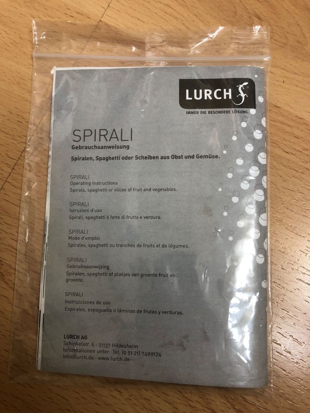 Küchengeräte: Lurch Spirali Spiralschneider – Gebraucht aus Zürich von peterle01 6