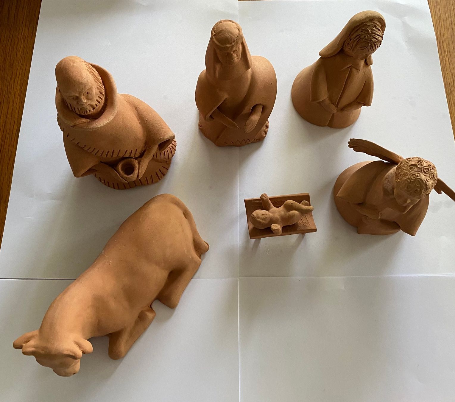Tutte le decorazioni: Krippenfiguren aus Ton – Usato da Gunzwil venduto da veit01 1
