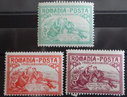 Rumänien Kat. 170-172 ** 1906 Kat. 145 Euro