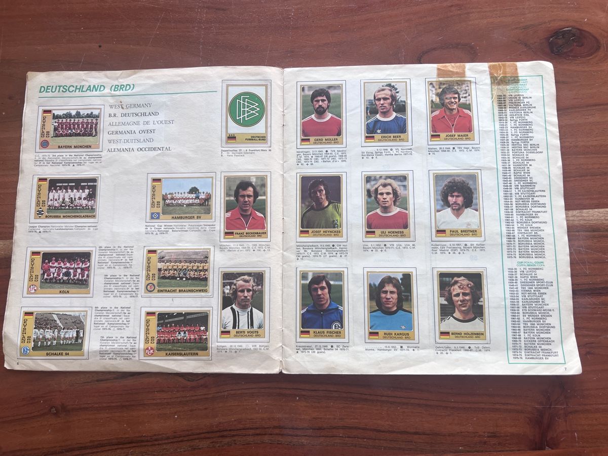 Panini Alben: Panini Fussball Euro 76/77 – Gebraucht aus Rümlang von rue_flohmi 2