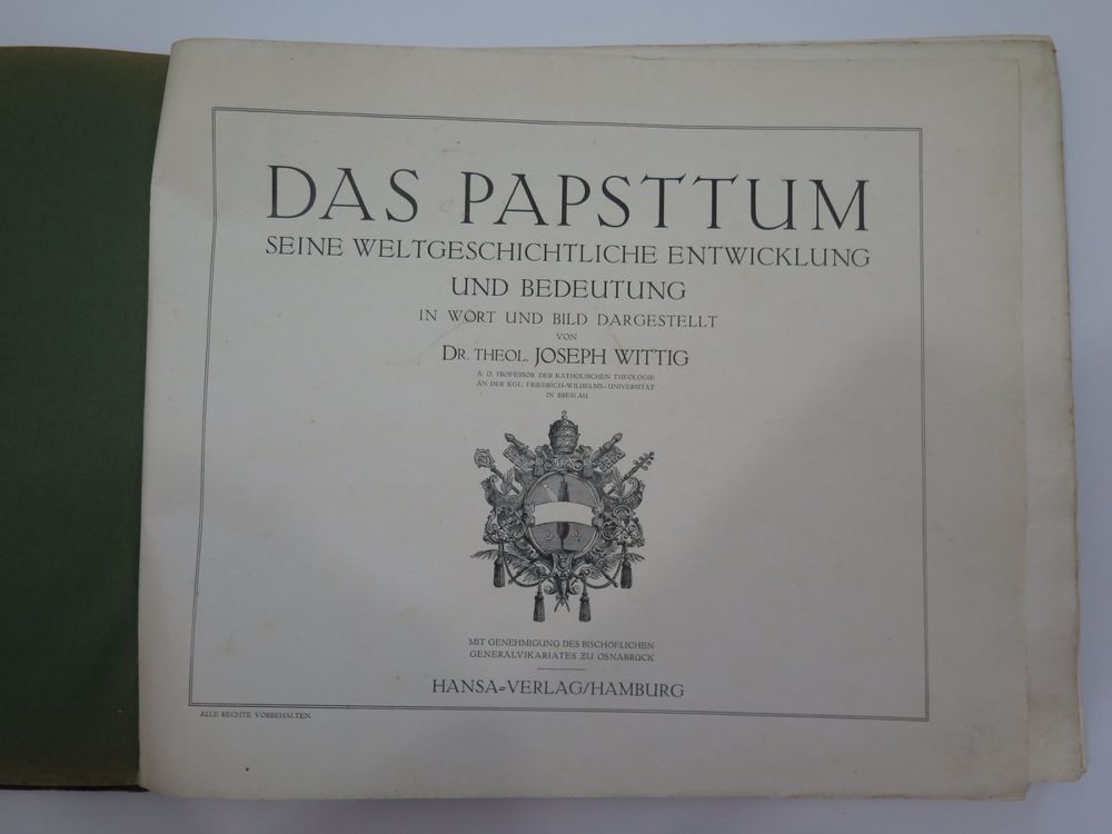 Livres: Rom - Papst - Papsttum - Konvolut 5 Bücher - 1913 - 1949 – D'occasion à Zwingen par Tigertimmi 3