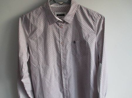 Bluse von Marc O'Polo, weiss/blau/rot - Gr. 38 - NEU