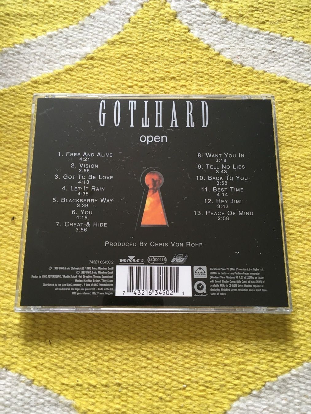 CDs: GOTTHARD-OPEN 1998 – D'occasion à Rorschacherberg par CD-Roli 2