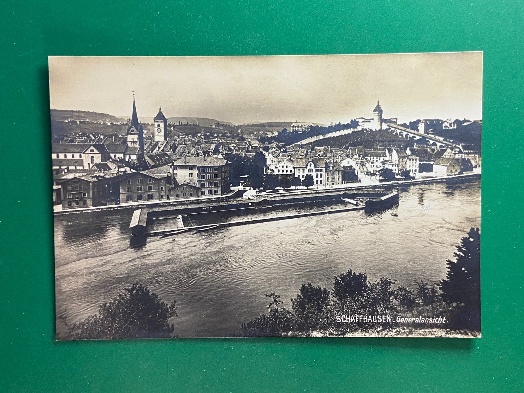 Cartes postales: Schaffhausen - Generalansicht – D'occasion à Steg VS par danwer74