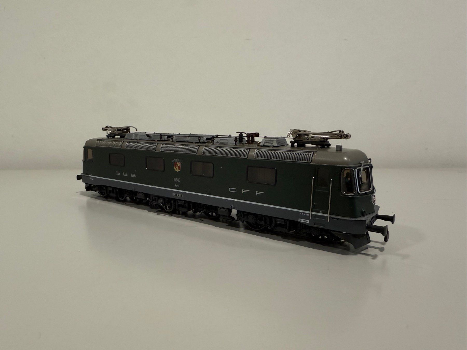 Hag Modellini di ferrovie: Elektrolokomotive Re 6/6 der SBB – Nuovo (secondo la descrizione) da Oftringen venduto da Pgi 2