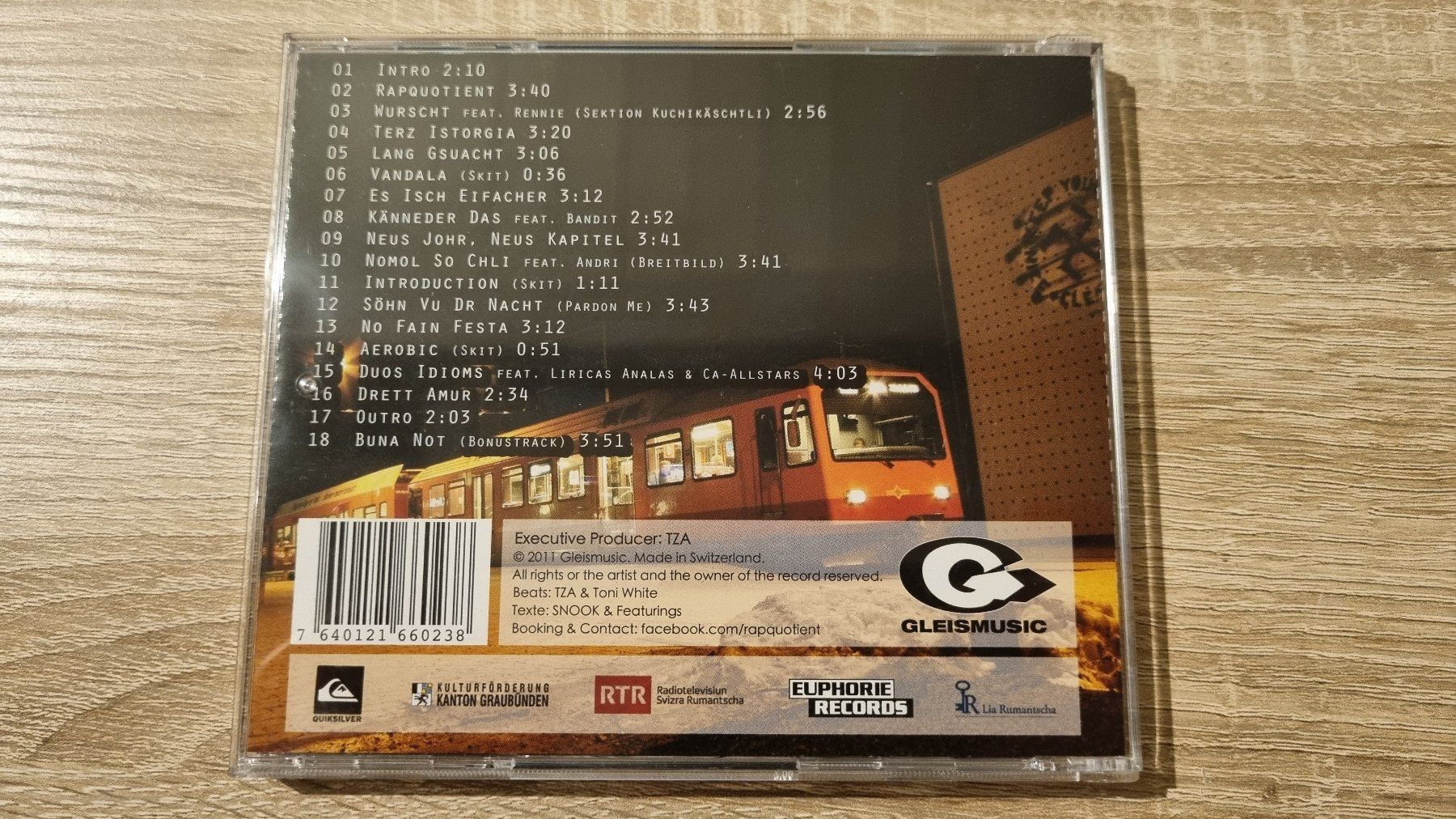 CD: Snook - Rapquotient – Usato da Hagenbuch ZH venduto da lecterr55 2