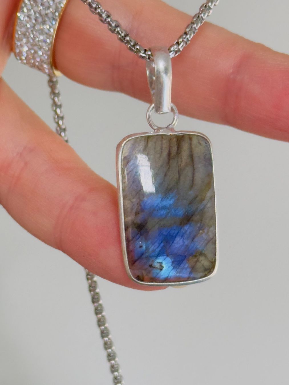 Catenine: Labradorite necklace – Nuovo e nell'imballaggio originale da Genève venduto da AGBERG 5