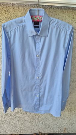Herren Hemd OLYMP Level 5 hellblau Grösse 37 body fit