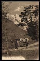 AK Savièse /Valais, Paysage à Savièse