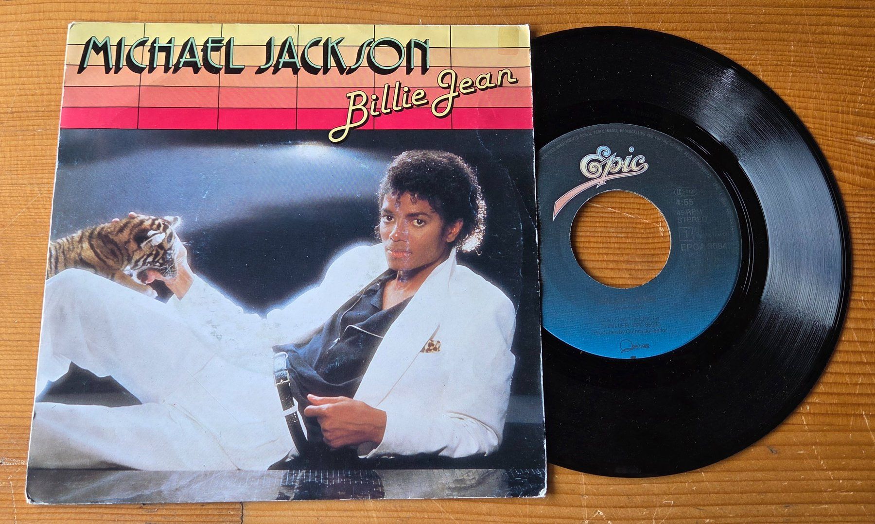 Dischi in vinile: MICHAEL JACKSON, Billie Jean,  7"Single, TOP! – Usato da Kreuzlingen venduto da Cdschlumpf