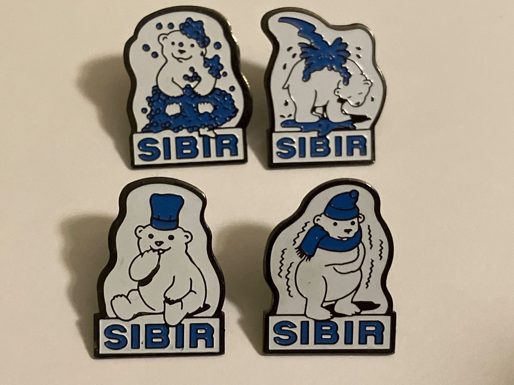 Placchette & Badge: 4 Pin Sibir Eisbären – Usato da Basel venduto da djwwpp