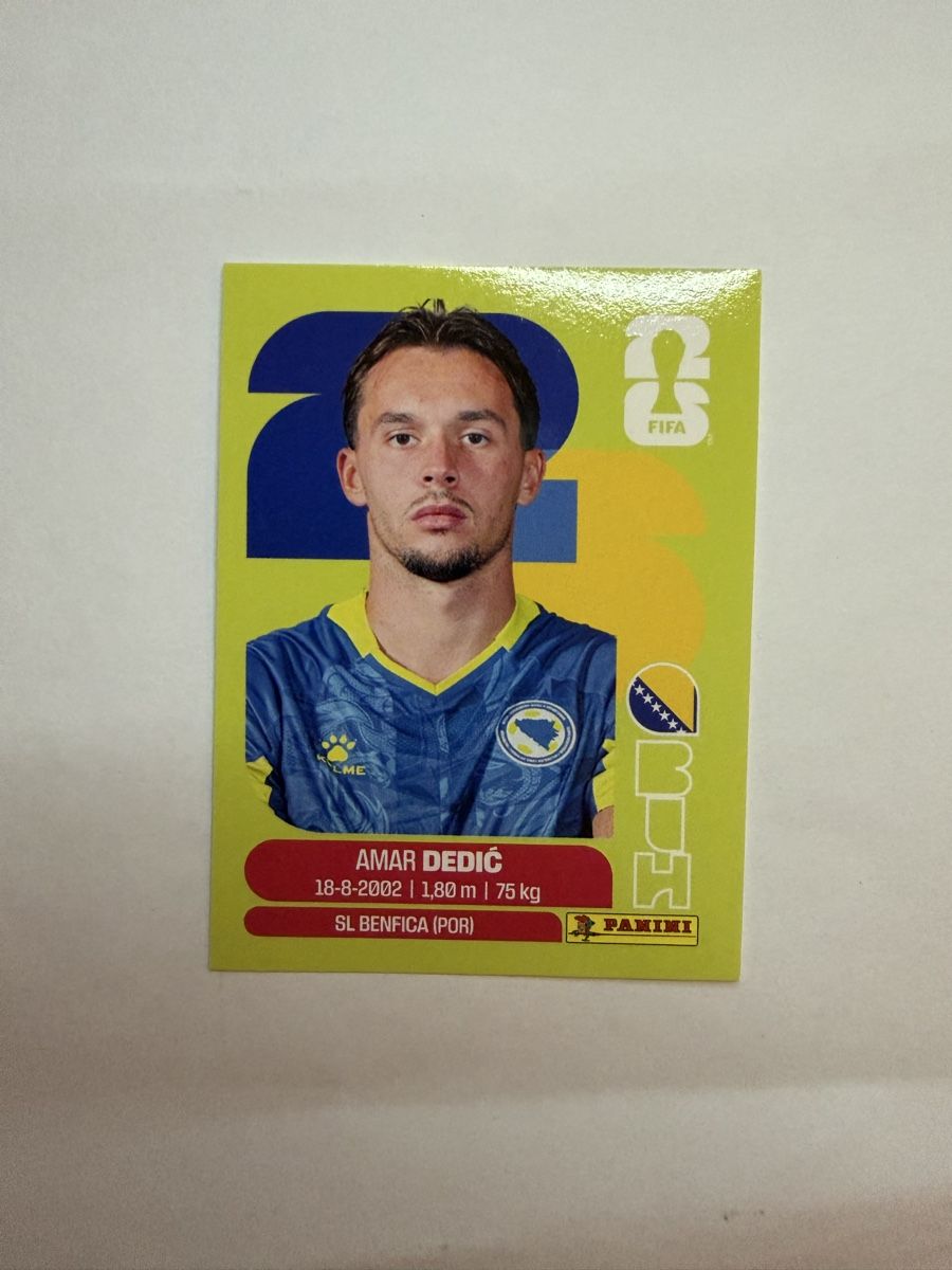 Panini Carte collezionabili: Panini FIFA Amar Dedić, BIH 3 – Nuovo (secondo la descrizione) da Benglen venduto da Belen.abr