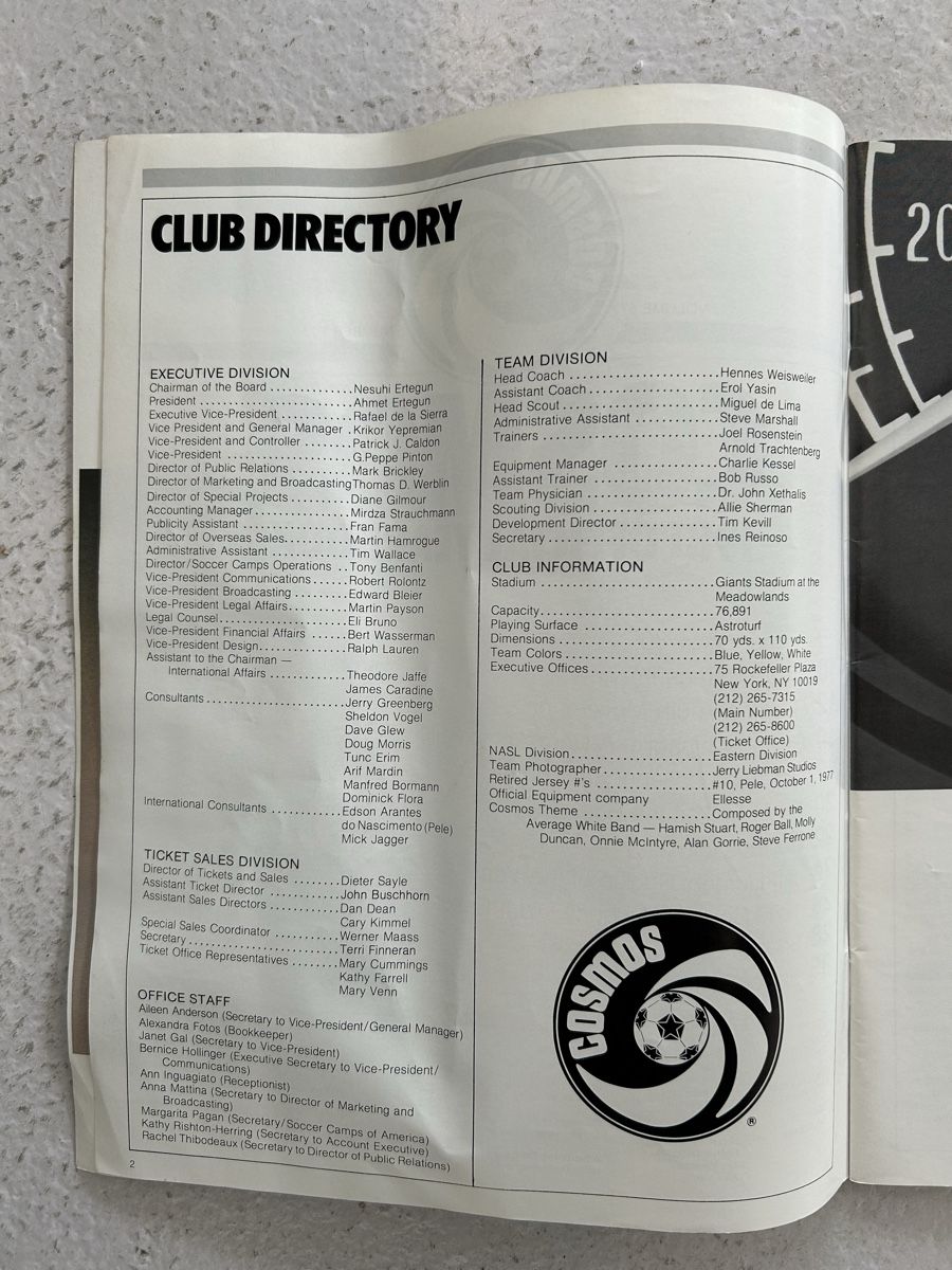Riviste & Magazine: vintage Cosmos Official Yearbook 1981 – Usato da Bern venduto da spraydose 3