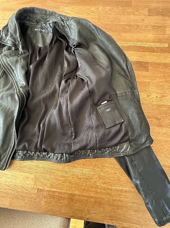 Giacche: Marc OPolo Lederjacke schwarz  Grösse M/L – Usato da Zürich venduto da pey_mtw2 3