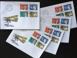 1977 Flugpioniere auf FDC
