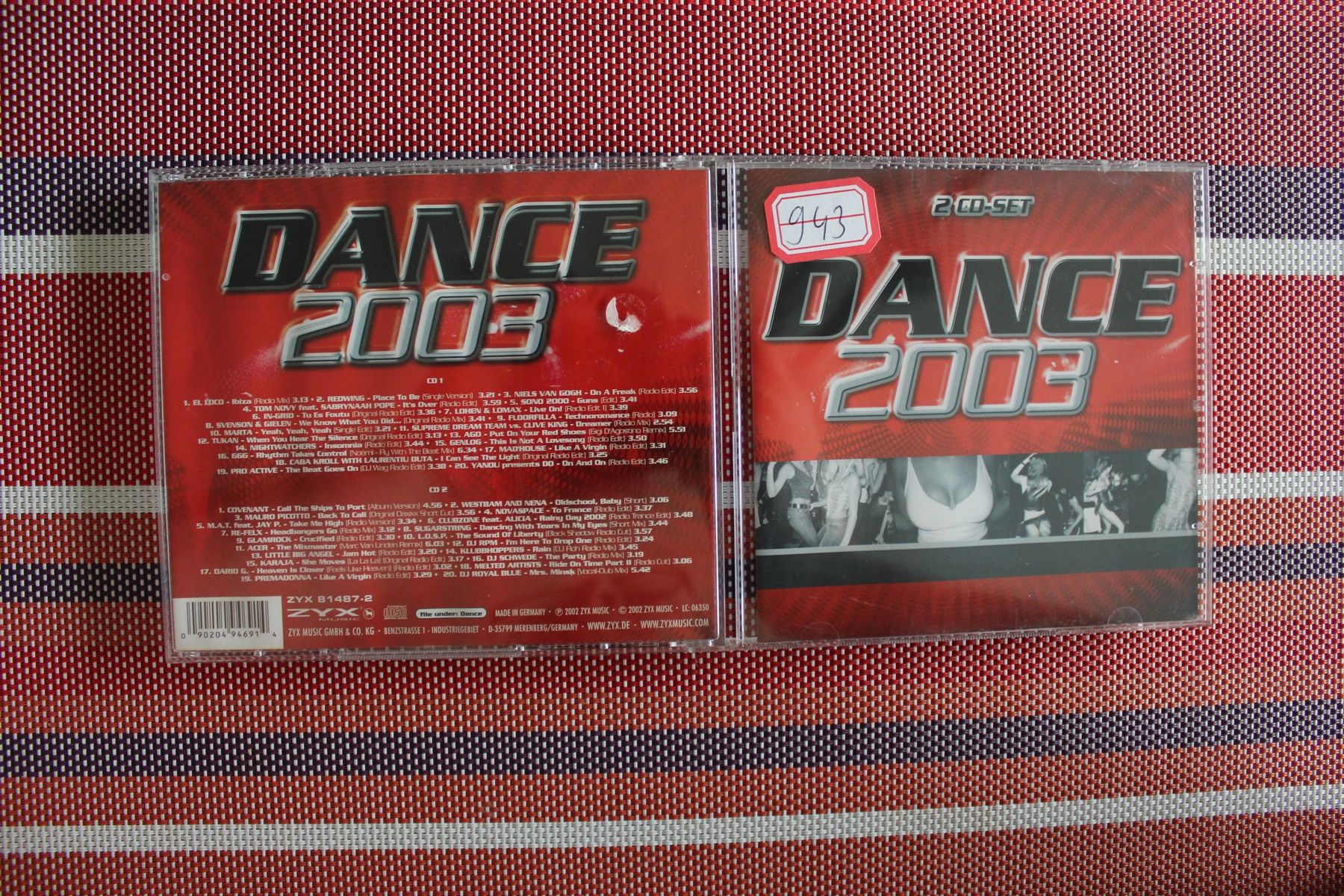 CD: Dance 2003  2 CD Set  ( 943) – Usato da Geroldswil venduto da CD-Verkauf-2022