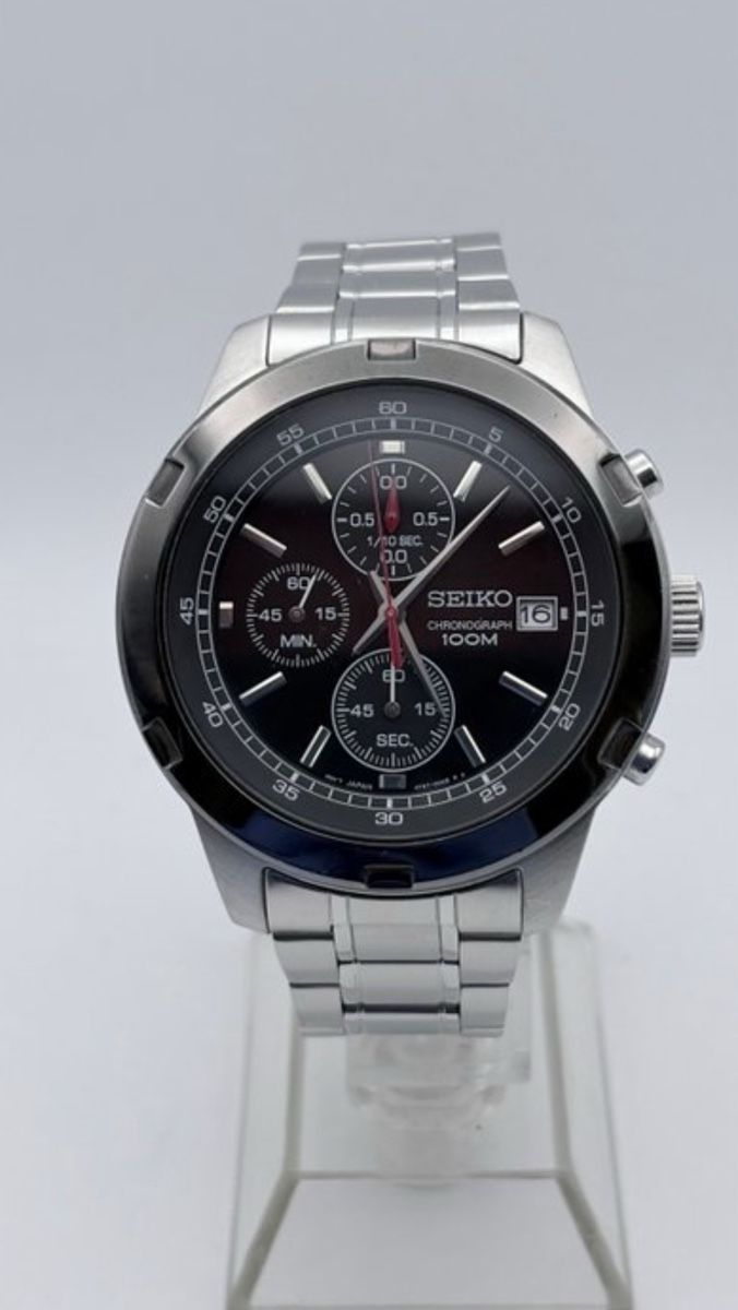 Seiko Orologi: Seiko Chronograph 100M 4T57-0080 Top – Nuovo (secondo la descrizione) da Spiez venduto da bauwohnen24.ch 1