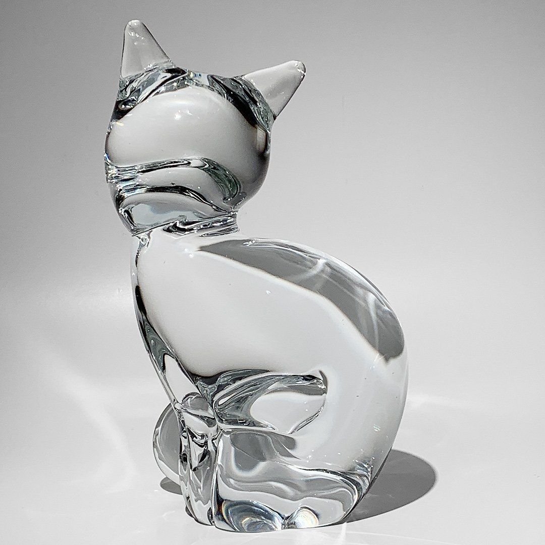 Sculture & Statue: Grosse Murano Glas Katze Skulptur – Usato da Luzern venduto da Eukalyptus 3