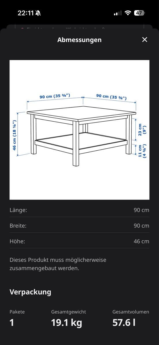 Ikea Mobili TV: Couchtisch und TV-Möbel – Usato da Wittenbach venduto da laramarighetto 4