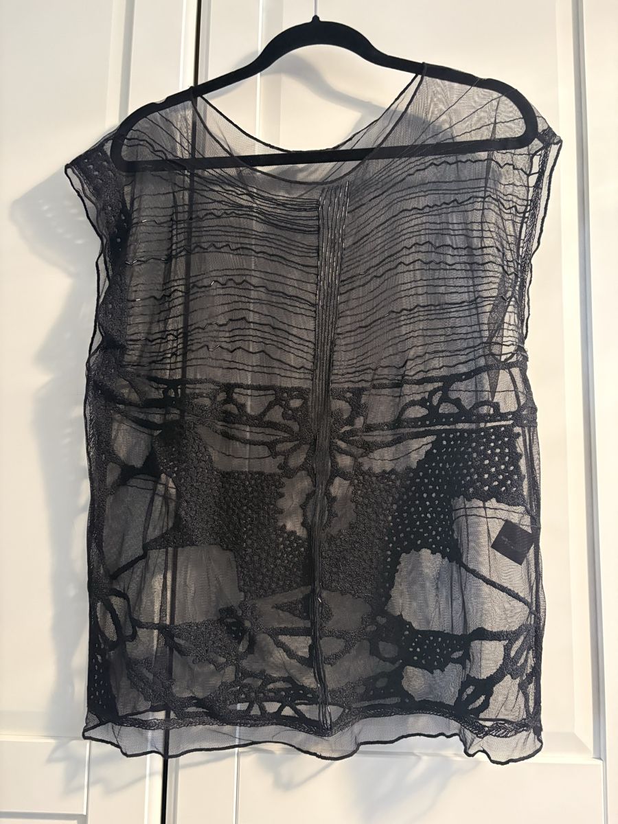 Tuniken: Sheer & sequined  top / blouse / beach cover up – Neu (gemäss Beschreibung) aus Zürich von jir_k6j2