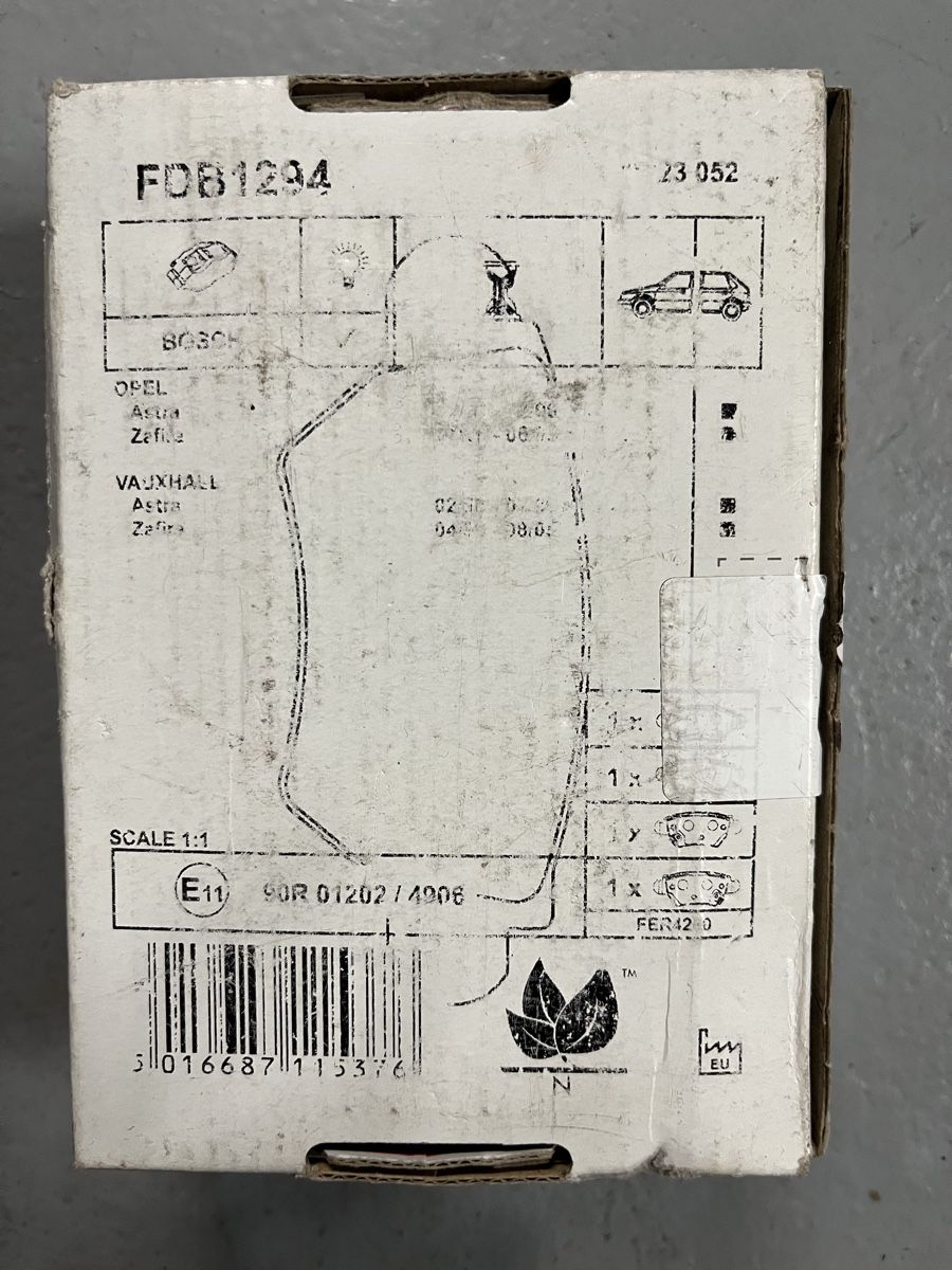 Bosch Tutti pezzi di ricambio auto: Bremsbeläge FDB1294 von FERODO – Nuovo (secondo la descrizione) da Mühlethal venduto da 1030karin 4
