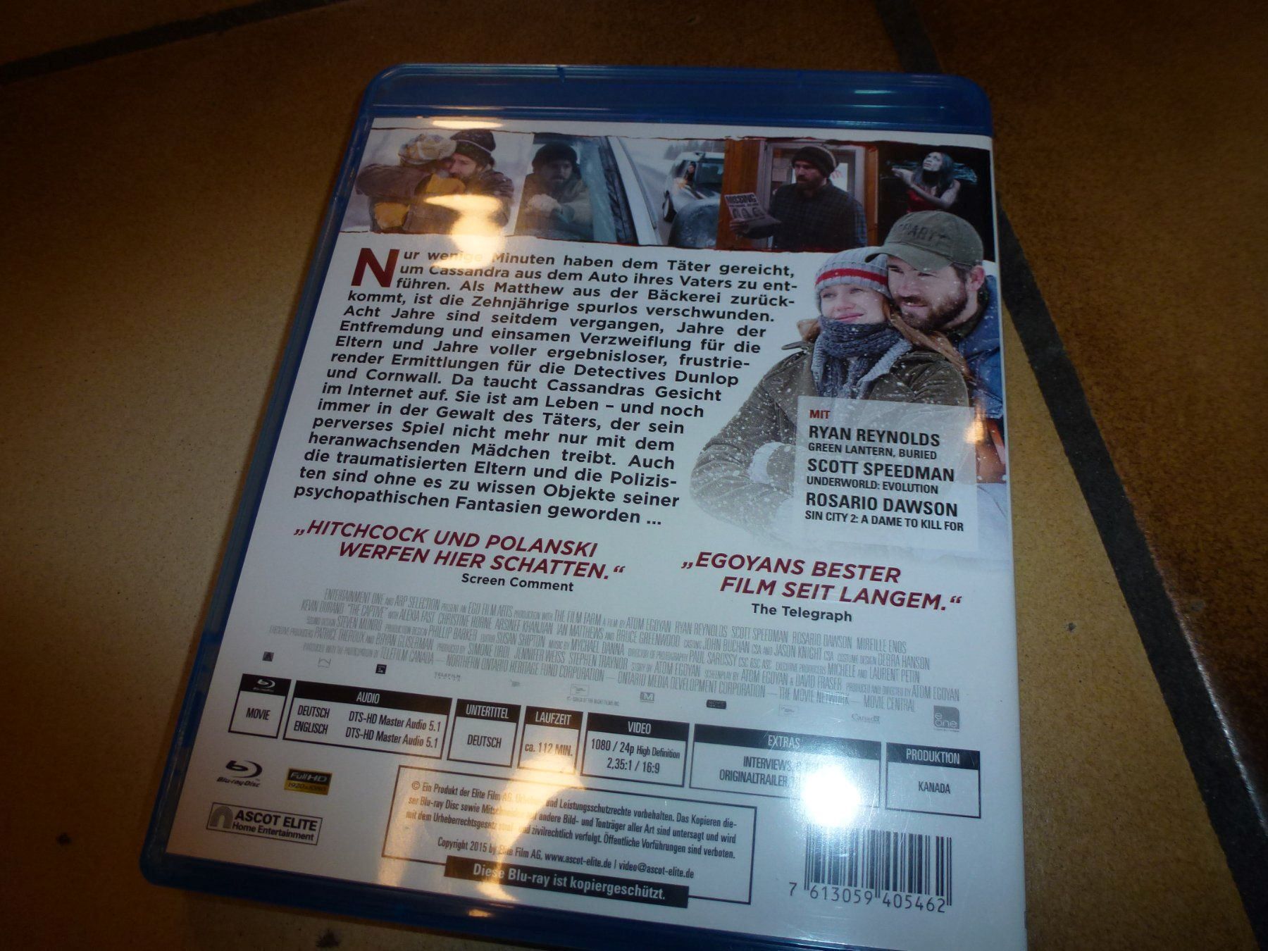Tutti i DVDs: The Captive Spurlos verschwunden BLU-RAY – Usato da Olten venduto da Disc-Verkauf 2