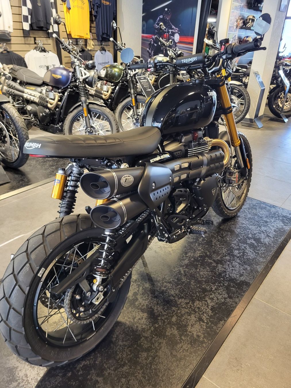 Triumph Strada: Vente Triumph Scrambler 1200 XE custom – Usato da Carouge GE venduto da bot_f9mr 1