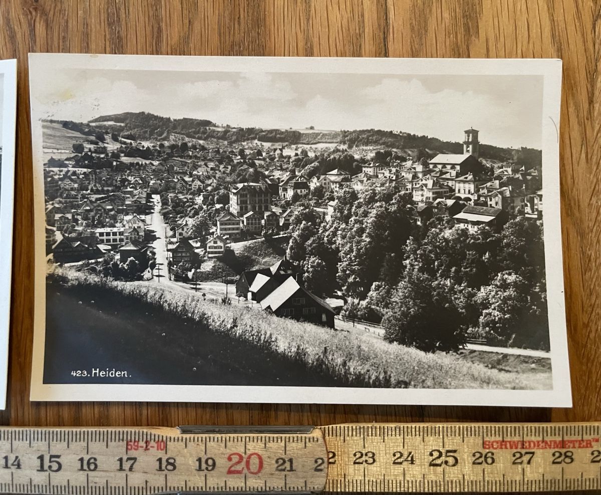 Cartoline postali: Antike Ansichtskarte Appenzeller Heiden – Usato da Waldstatt venduto da Cremschnitte 3