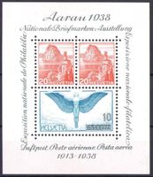 1938, W11** Block Aarau postfrisch (13817)