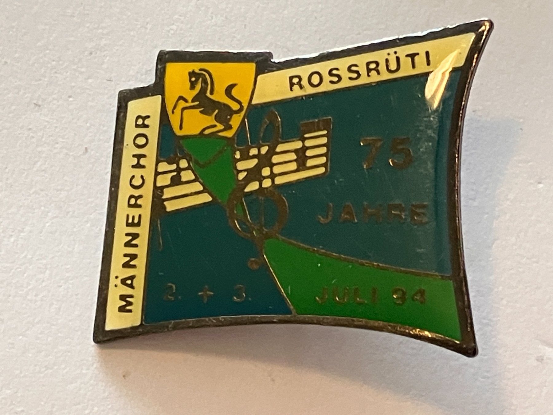 Placchette & Badge: 1 Pin Männerchor Rossrüti – Usato da Basel venduto da djwwpp