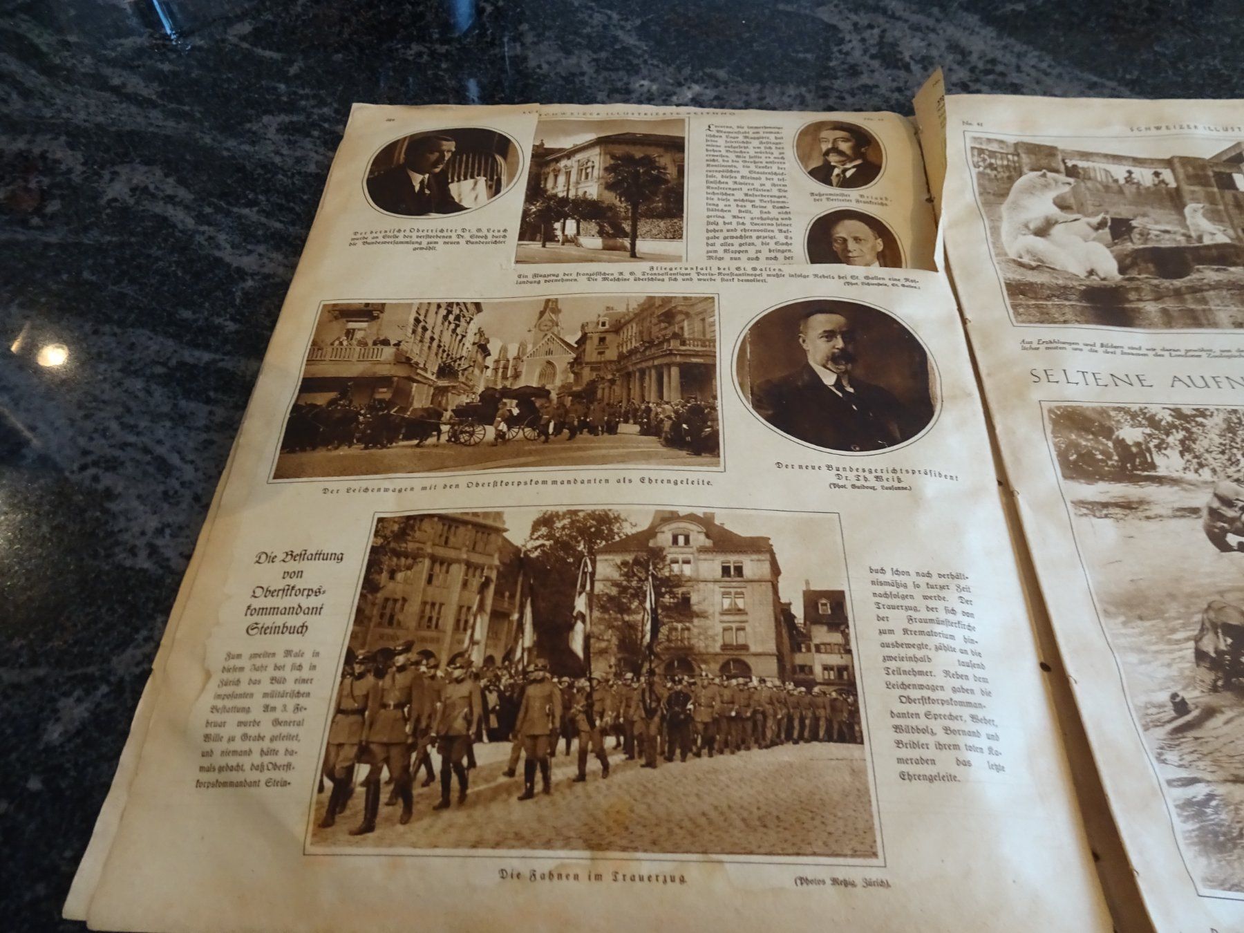 Zeitschriften & Magazine: Schweizer Illustrierte Zeitung  Vom 5.Oktober 1925 Über 100J – Gebraucht aus Zürich von Roulet 3