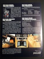 Prospekt Jaguar XJ-Modelle mit XJ-12